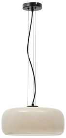 Szürkésbézs LED függőlámpa üveg búrával ø 38 cm Reig – Kave Home