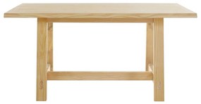 Natúr színű borovi fenyő étkezőasztal 90x160 cm Derby – Støraa