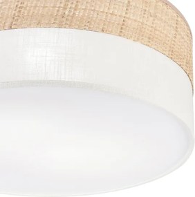 Mennyezeti lámpa SIRJA DOUBLE BOHO 2xE14/15W/230V átm. 35 cm bézs/krém