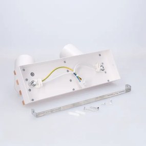 Brilagi - Irányítható spotlámpa SELE WOOD ACOUSTIC 2xGU10/30W/230V fehér/fa