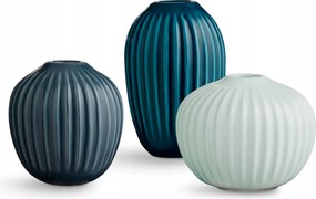 Kähler Hammershøi Mini Virágváza 3 db-os szett Zöld