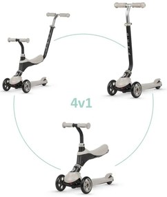 QPlay - SEMA 4 az 1-ben gyermekroller, bézs