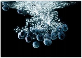 Poszterek 100x70 Vízbe esett áfonya