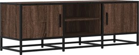 vidaXL barna tölgy színű szerelt fa és fém TV-szekrény 120x35x41 cm
