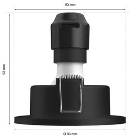 Philips Hue XAMENTO 3x LED RGBW stmívatelné koupelnové svítidlo, 1xGU10/4,2W, IP