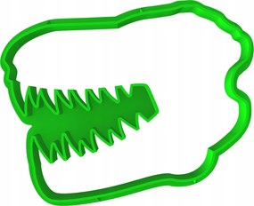 Forma Lyukasztó Mézeskalács kivágó Dinoszaurusz Tyrannosaurus koponya