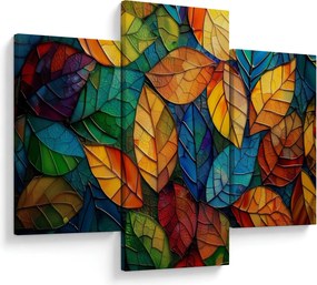 Kép - Levélmozaik (90x60 cm)