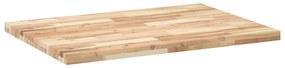 kezeletlen tömör akácfa íróasztallap 80 x 70 x 4 cm