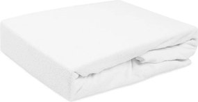 Frotte lepedő fehér gumis 140x200 Lengyel Vastag színek mintákkal