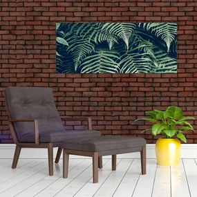 A páfrány levelek képe (120x50 cm)