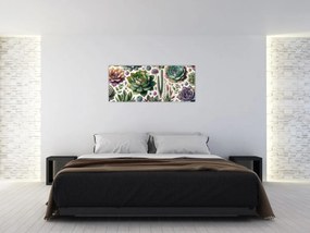 Kép - Pozsgás növények (120x50 cm)