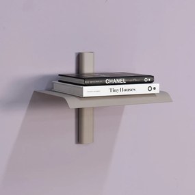 Szürkésbézs fém fali polc 28 cm Hola – Spinder Design
