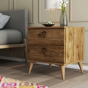 Versa-Ce Walnut éjjeliszekrény
