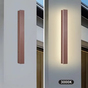 BRILAGI -LED kültéri fali lámpa LINEAR LED/12W/230V 3000K IP65 50 cm barna CRI 90