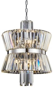 Csillár láncon AURELIA 8xE14/40W/230V króm