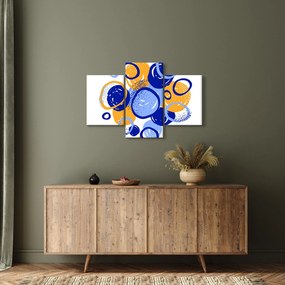 Kép - Világos motívum körökkel (90x60 cm)