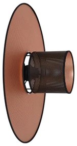 Duolla - Fali lámpa TOKYO SHINY 1xE27/15W/230V átm. 50 cm réz/fekete