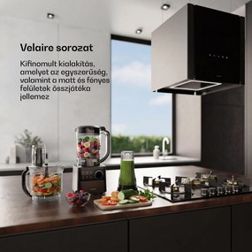 Klarstein Velaire konyhai robotgép turmixgéppel dagasztáshoz, habveréshez és gyümölcslé készítéshez 1200 W 2 l konyhai robotgép/ turmixgép 1,75 l