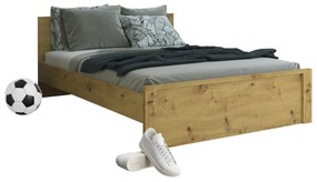 Franciaágy 120 cm Andra (artisan tölgy) (matrac és ágyrács nélkül). 1052748