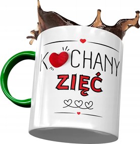 Zöld Bögre Vőnek Születésnapra Ajándék Nyomtatott Fotóval