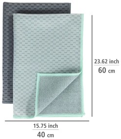 Mikroszálas konyharuha szett 2 db-os 40x60 cm Miko – Wenko