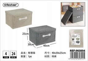 Stílusos tárolódoboz 40x30x25cm Tartós anyag