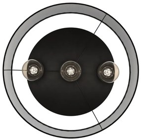 Felületre szerelhető csillár LOFT SHADE 3xE27/60W/230V fekete