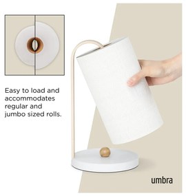 Fehér fa papírtörlő tartó ø 17 cm Bellwood – Umbra