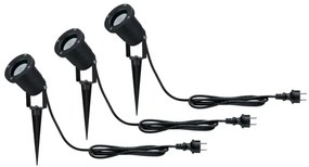 Paulmann 98897 - KÉSZLET 3xLED GU10/3,5W IP65 Kültéri lámpa 230V