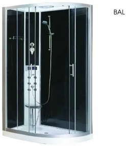 Sanotechnik Vario 120x80 Quick Line JOBBOS hidromasszázs zuhanykabin