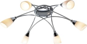 Dar Lighting BUREAU BUR0650 Plafonlámpa 6x40W/E14 IP20
