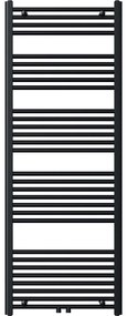 Novaservis - Fürdőszobai törölközőszárító radiátor 836W/230V 160x60 cm fekete egyenes