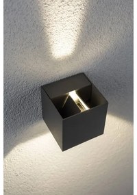 Paulmann 18000 - 2xLED/3W IP65 Kültéri fali lámpa CYBO 230V szürke