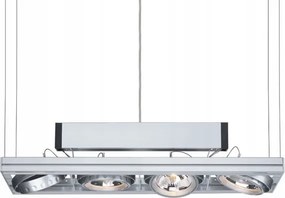 Függesztett lámpatest téglalap alakú fehér 40W/840 4xAR111 Led Flash 1S Relco