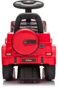 Mercedes G350d futóbicikli 2xAA, piros/fekete