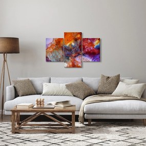 Kép - Absztrakt tinta művészet (90x60 cm)