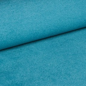 AKCIÓ Kék kihúzható sarokkanapé ZENOVA 220x140 cm, kétoldalas II. osztály