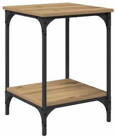 vidaXL Dohányzóasztal Artisan tölgy 40 x 40 x 55 cm Faanyag