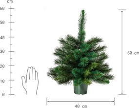 TREE OF THE MONTH műfenyő, 60 cm
