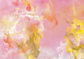 Fotótapéta Rózsa Arany Akvarell Metál Színátmenet Absztrakt 460x300 +ragasztó