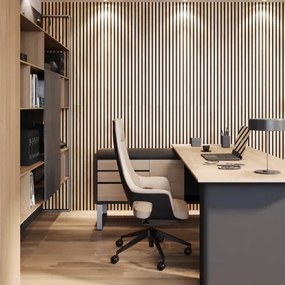 BATH DELUXE 54-240-11-86-12 - Akusztikus burkolat panel VASALUND 240x52 cm tölgy