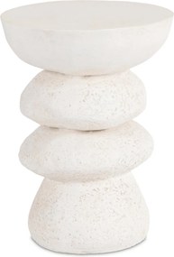 Stolik LIVIA 39 cm Krem/Beż Nowoczesny