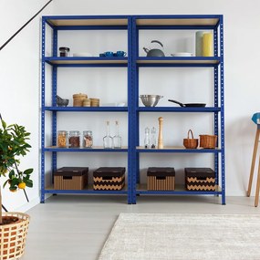 monzana® Polc 180x90x40 cm - kék