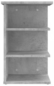 betonszürke szerelt fa kisszekrény 35 x 35 x 55 cm