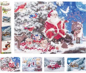 Karácsonyi gyémántfestő 30 cm x 40 cm