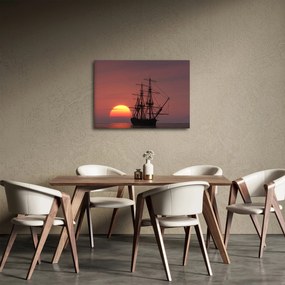 Kép - Középkori hajó (70x50 cm)