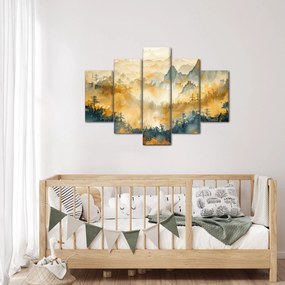 Kép - Hegyek, akvarell (150x105 cm)