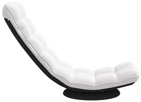 fehér szövet forgó padlószék 70x51x79 cm