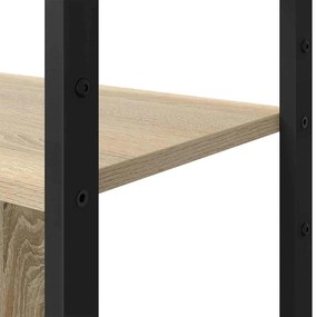 Könyvespolc sonoma tölgy 80 x 30 x 155.5 cm Faanyag