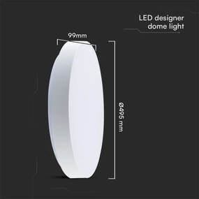 LED Dimmelhető mennyezeti lámpa LED/60W/230V 3000-6500K 49,5 cm fehér + távirányító
